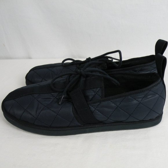 NWT J Crew Navy Blue Quilted Chore Slippers 11 - Picture 3 of 5